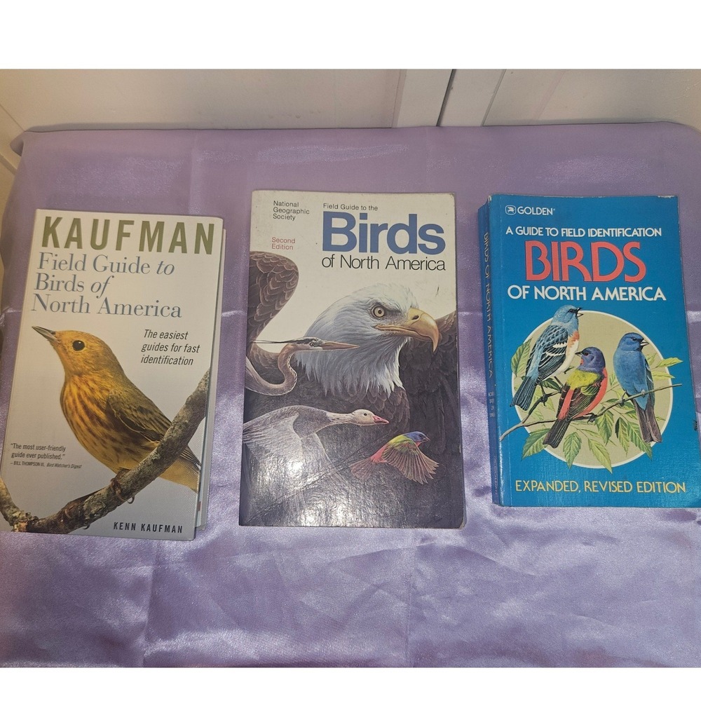 Birds of North America Field Guide Book Bundle Kaufman National Geographic